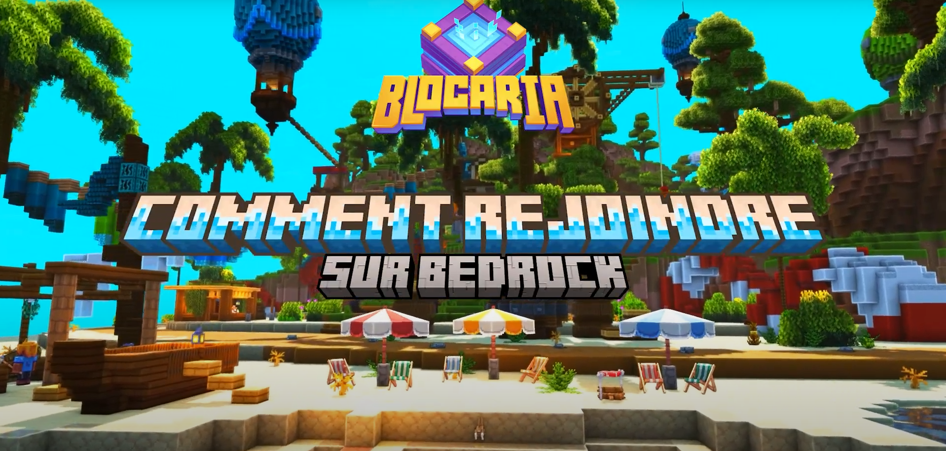 Comment rejoindre Blocaria sur Bedrock ?